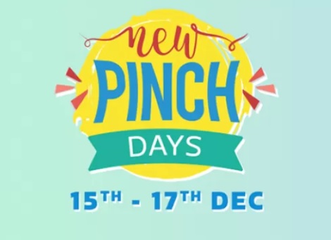 India Desire : Flipkart New Pinch Days Sale Offers : Grab Best Deals + Extra 10% Discount Via HDFC Cards [15th-17th Dec]